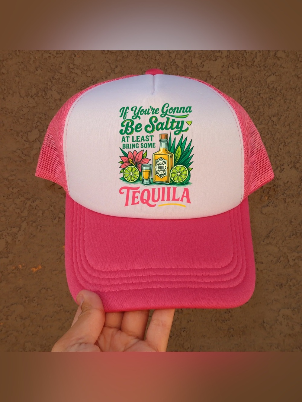 Funny Adult Drinking Trucker Hat
